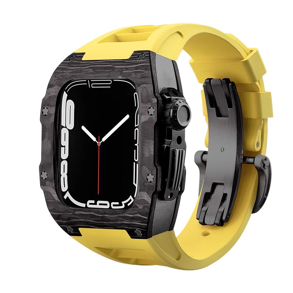 Slim Carbon Fiber Apple Watch Case Protector
