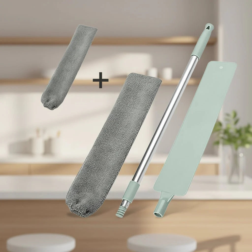 Extendable Microfiber Mop Cleaning Brush Dusting Tool