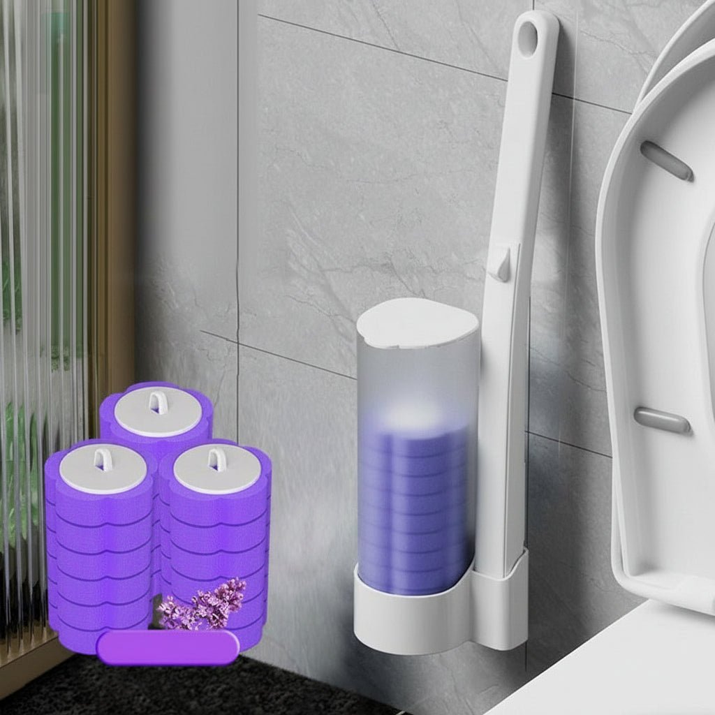 Easy Clean Toilet Brush Refill Heads Set