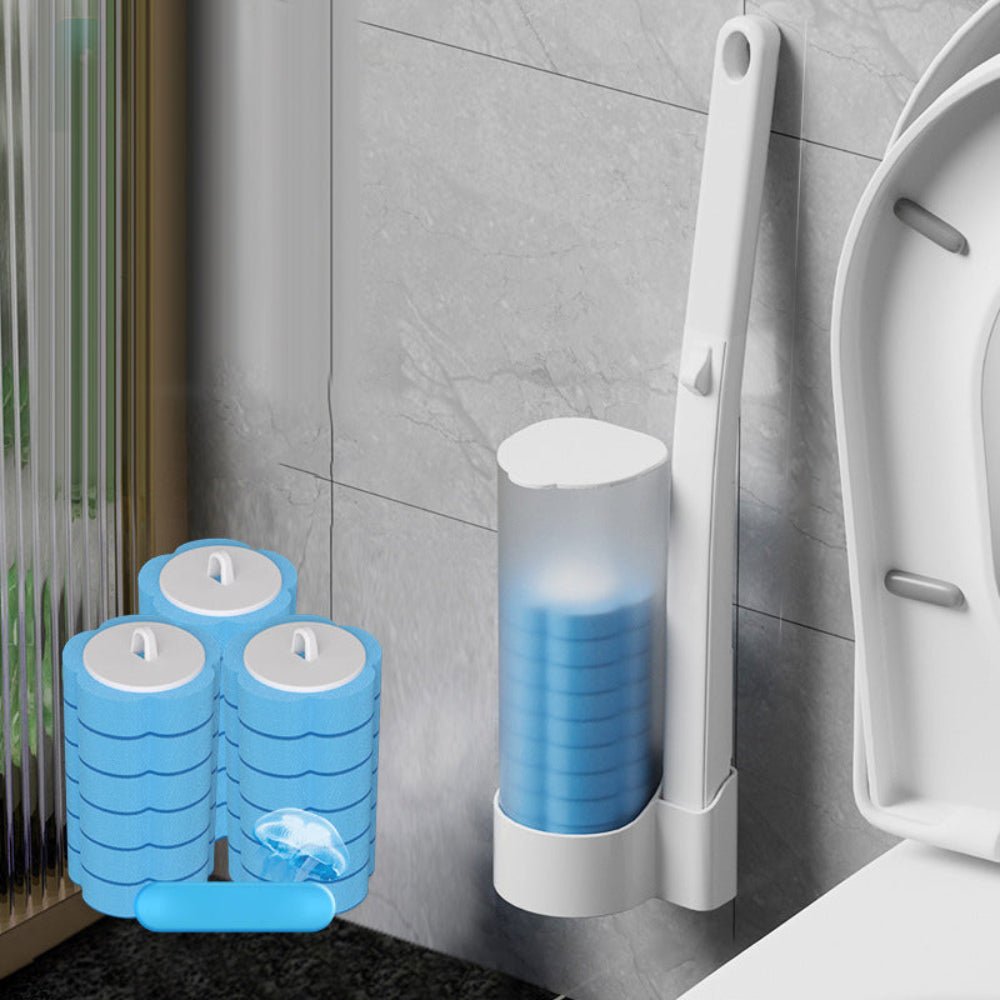 Easy Clean Toilet Brush Refill Heads Set