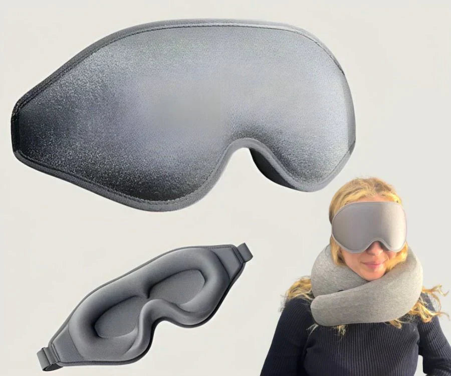 Silky Blackout Eye Mask - VogeLuxe