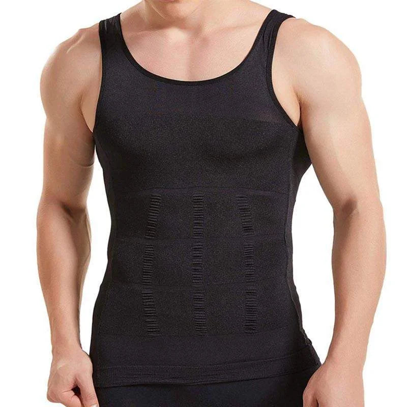 Men's Slim Fit Shaping Vest Top - VogeLuxe