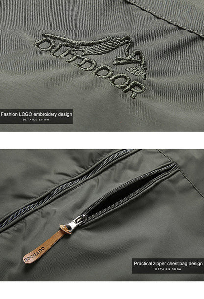 VogeLuxe | Men’s Waterproof Softshell Hooded Outdoor Jacket