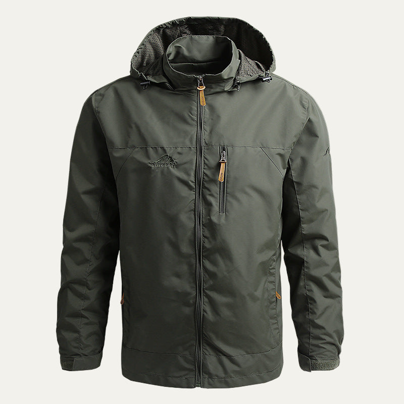 VogeLuxe | Men’s Waterproof Softshell Hooded Outdoor Jacket