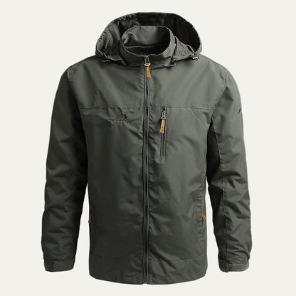 VogeLuxe | Men’s Waterproof Softshell Hooded Outdoor Jacket