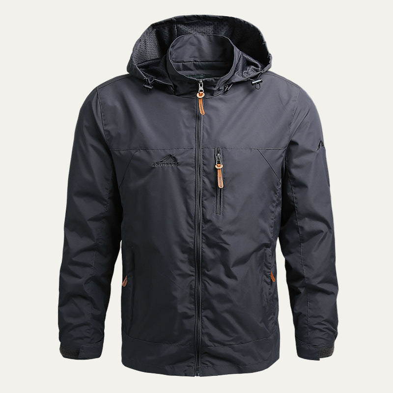 VogeLuxe | Men’s Waterproof Softshell Hooded Outdoor Jacket