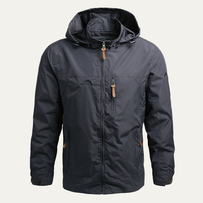 VogeLuxe | Men’s Waterproof Softshell Hooded Outdoor Jacket