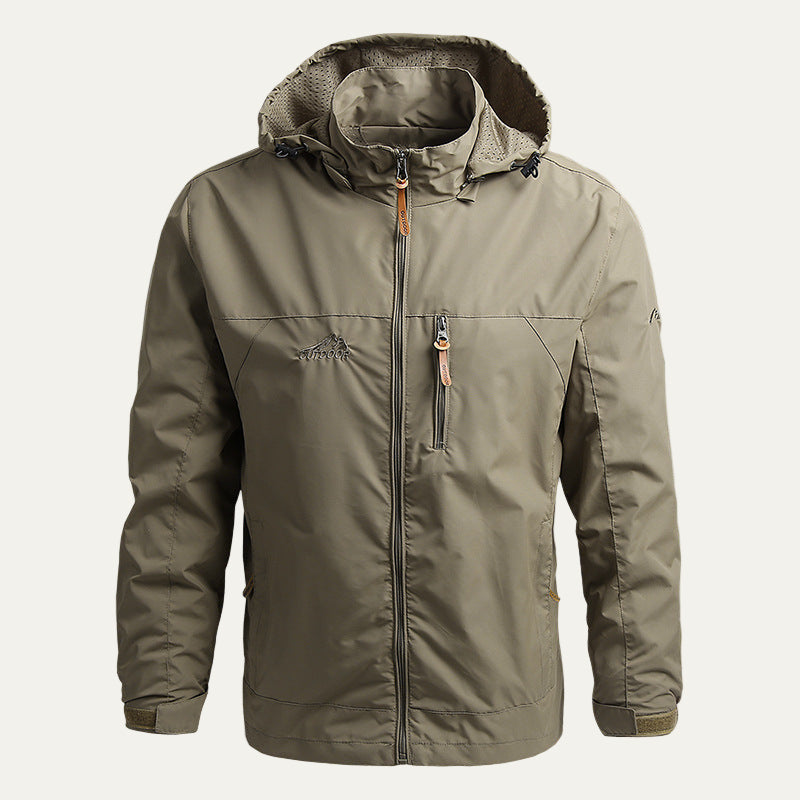 VogeLuxe | Men’s Waterproof Softshell Hooded Outdoor Jacket