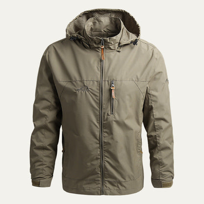 VogeLuxe | Men’s Waterproof Softshell Hooded Outdoor Jacket