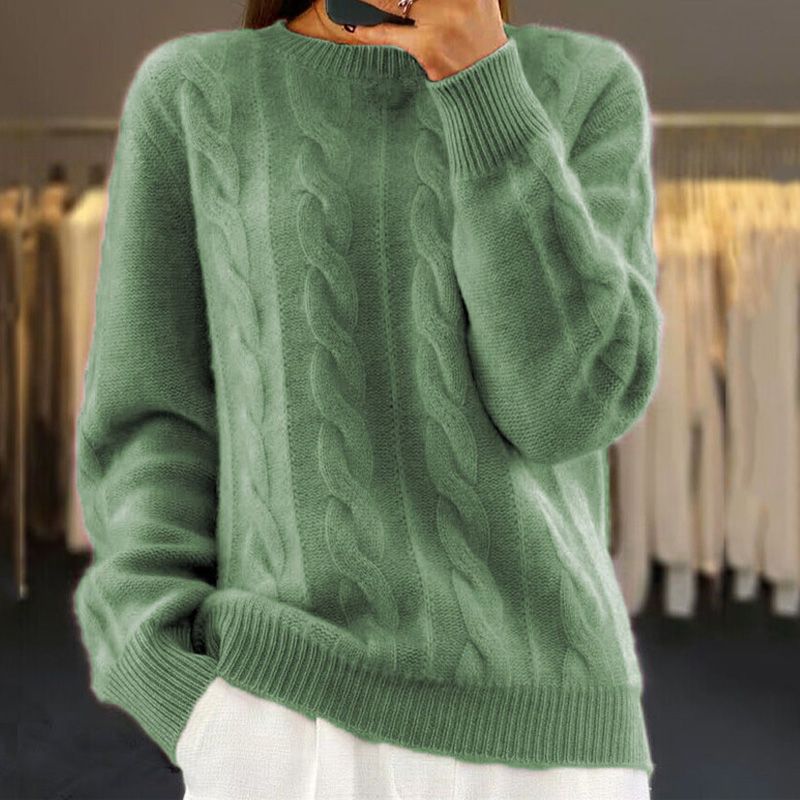 Warm Women's Winter Sweater with Unique Design