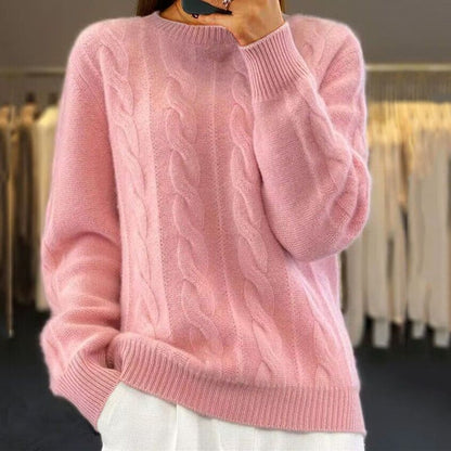 Warm Women's Winter Sweater with Unique Design