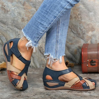 VogeLuxe | Women’s Closed Toe Wedge Sandal