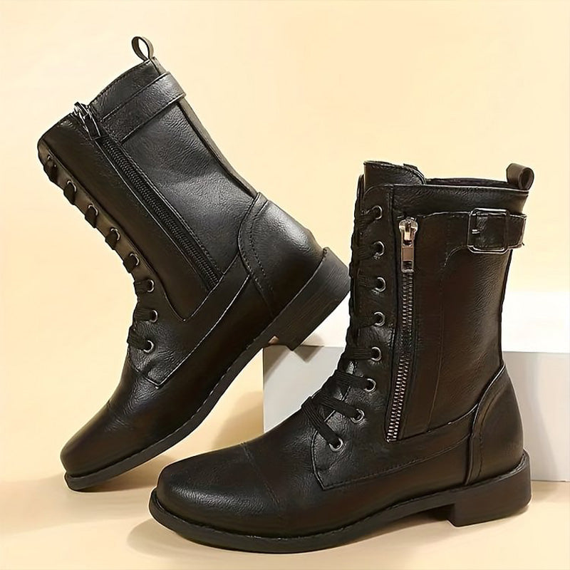 Tough Women's Military Style Ankle Boots