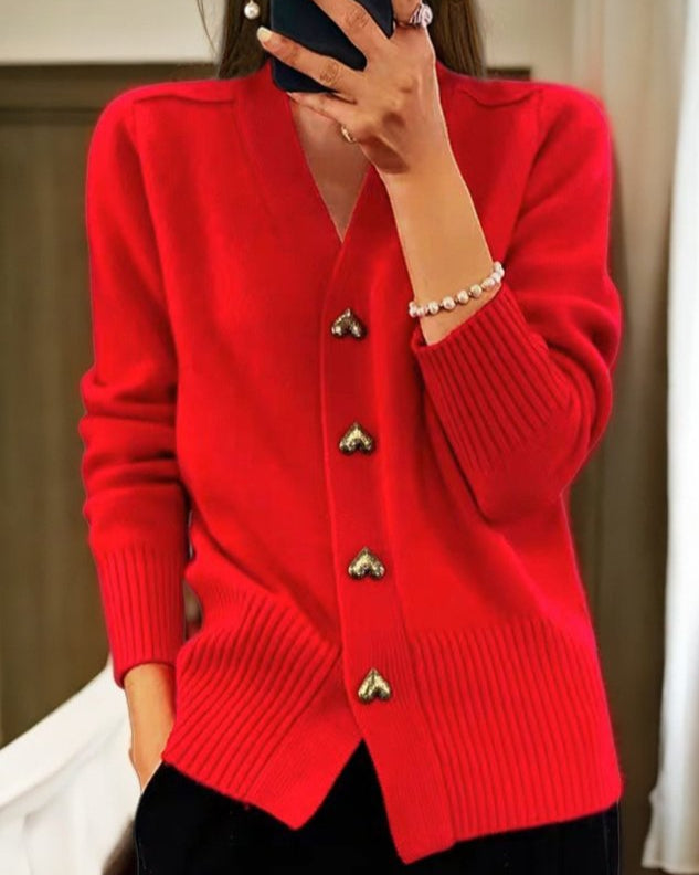 Women's Soft Button Front Cardigan Sweater