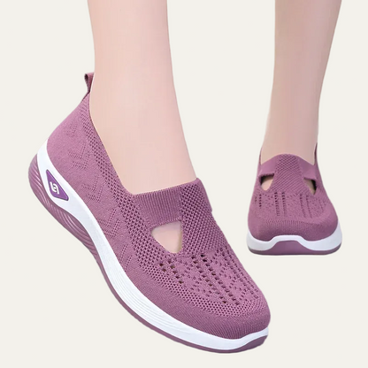 VogeLuxe | Women’s Breathable Mesh Slip On Low Top Sneakers