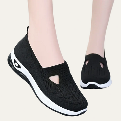VogeLuxe | Women’s Breathable Mesh Slip On Low Top Sneakers