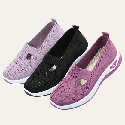 VogeLuxe | Women’s Breathable Mesh Slip On Low Top Sneakers