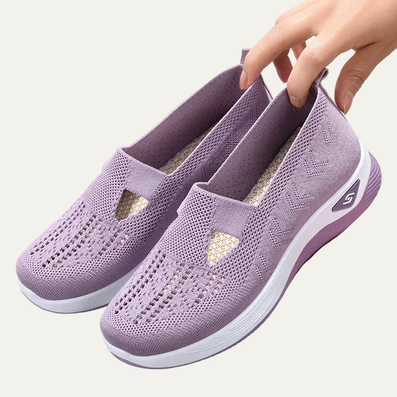 VogeLuxe | Women’s Breathable Mesh Slip On Low Top Sneakers