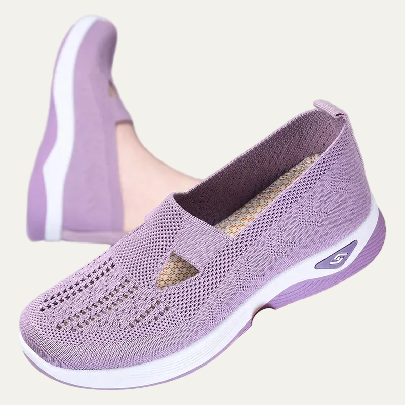 VogeLuxe | Women’s Breathable Mesh Slip On Low Top Sneakers
