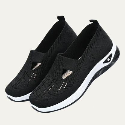VogeLuxe | Women’s Breathable Mesh Slip On Low Top Sneakers