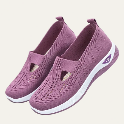 VogeLuxe | Women’s Breathable Mesh Slip On Low Top Sneakers