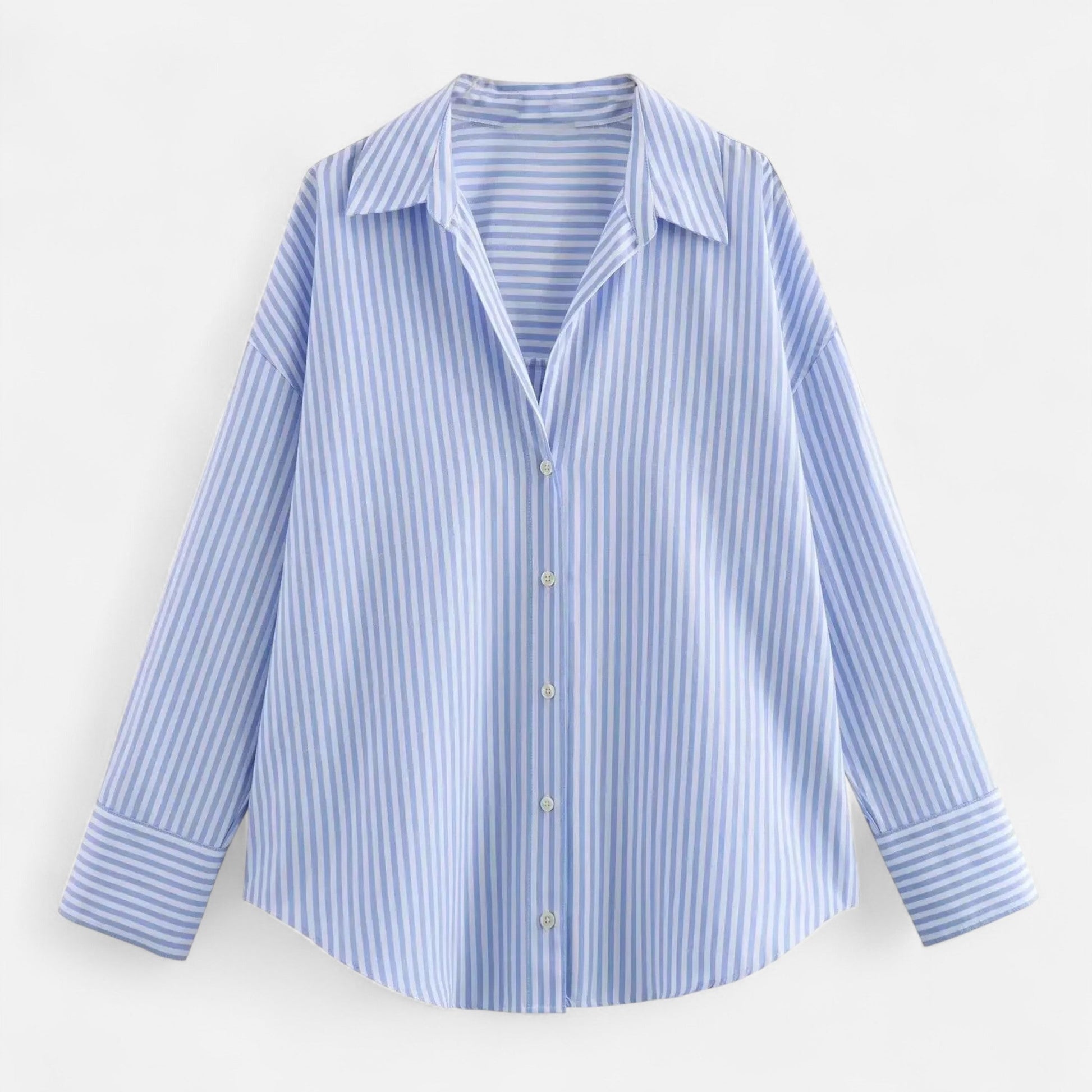 Classic Ladies Casual Button Down Shirt - VogeLuxe