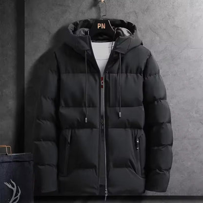 VogeLuxe | Men’s Warm Hooded Insulated Puffer Jacket