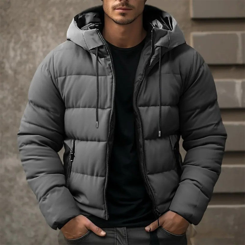 VogeLuxe | Men’s Warm Hooded Insulated Puffer Jacket