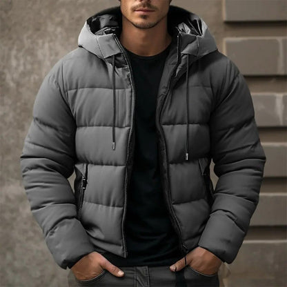 VogeLuxe | Men’s Warm Hooded Insulated Puffer Jacket
