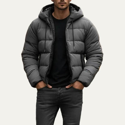 VogeLuxe | Men’s Warm Hooded Insulated Puffer Jacket