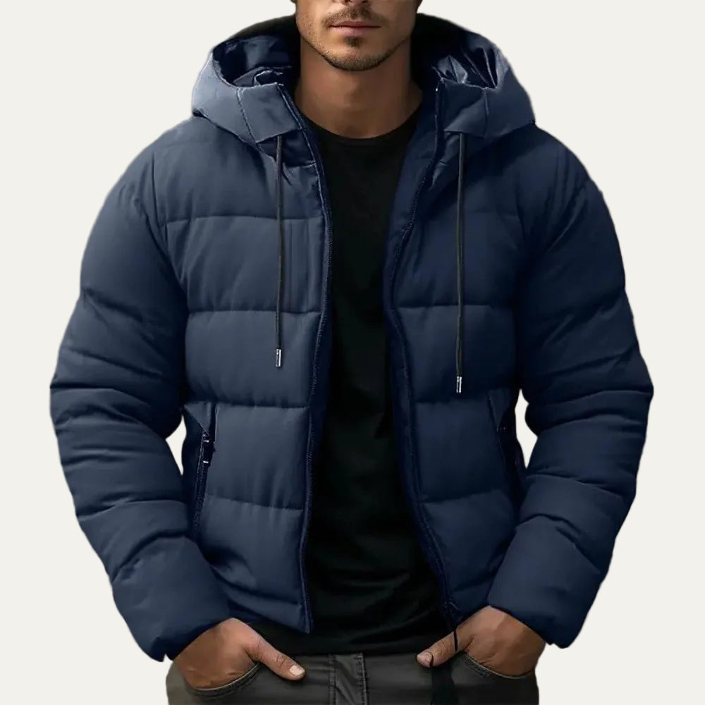 VogeLuxe | Men’s Warm Hooded Insulated Puffer Jacket