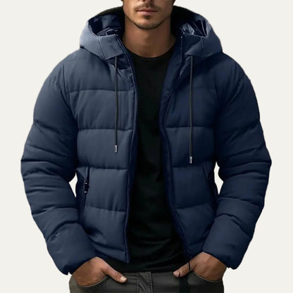 VogeLuxe | Men’s Warm Hooded Insulated Puffer Jacket
