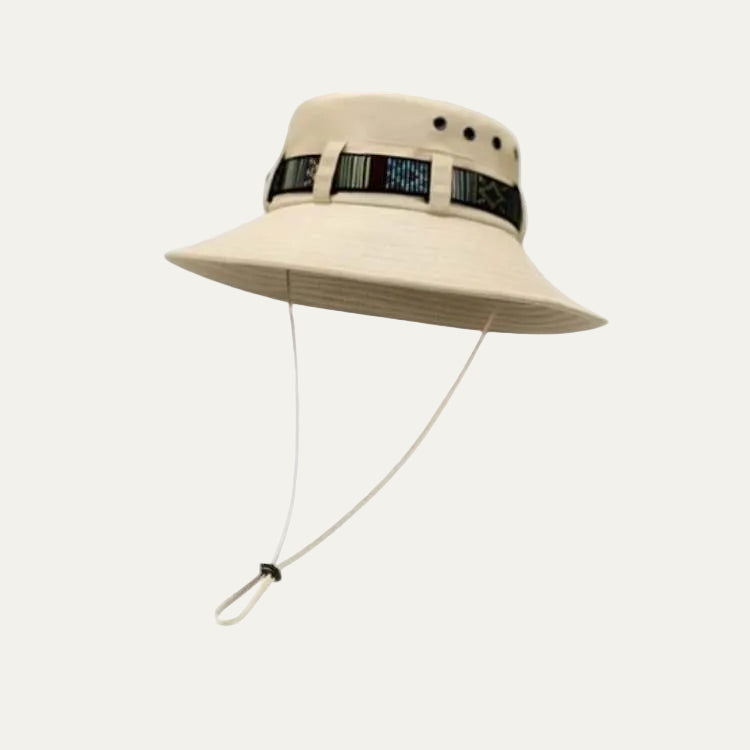 VogeLuxe | Women’s Wide Brim Sun Bucket Hat With Chin Strap