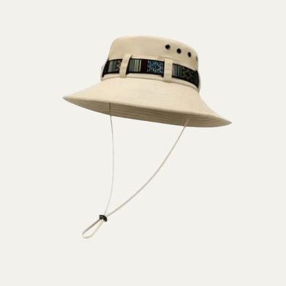 VogeLuxe | Women’s Wide Brim Sun Bucket Hat With Chin Strap