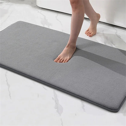 Plush Soft Bathroom Mat Non Slip Fast Dry Rug - VogeLuxe