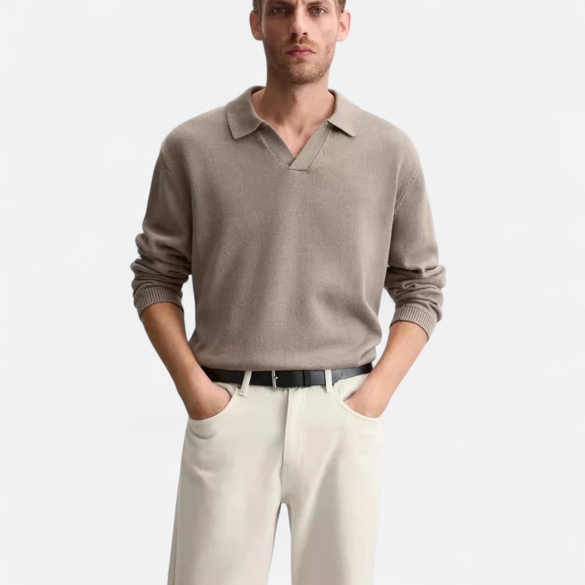 Classic Mens Cotton Polo Shirt - VogeLuxe