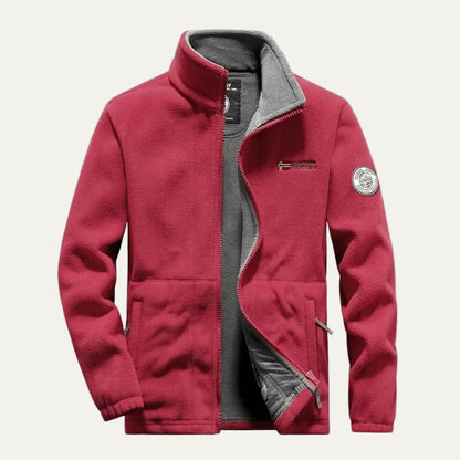 VogeLuxe | Men’s Thermal Casual Fleece Zip Up Jacket