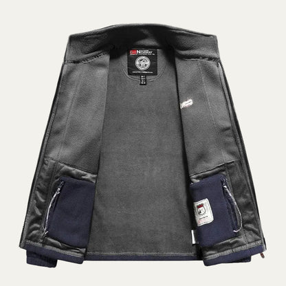 VogeLuxe | Men’s Thermal Casual Fleece Zip Up Jacket