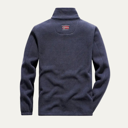 VogeLuxe | Men’s Thermal Casual Fleece Zip Up Jacket
