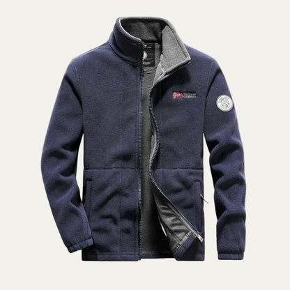 VogeLuxe | Men’s Thermal Casual Fleece Zip Up Jacket