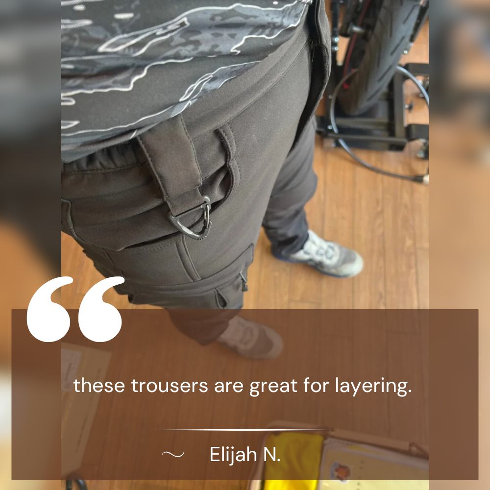 VogeLuxe | Men’s Waterproof Tactical Multi Pocket Cargo Pants