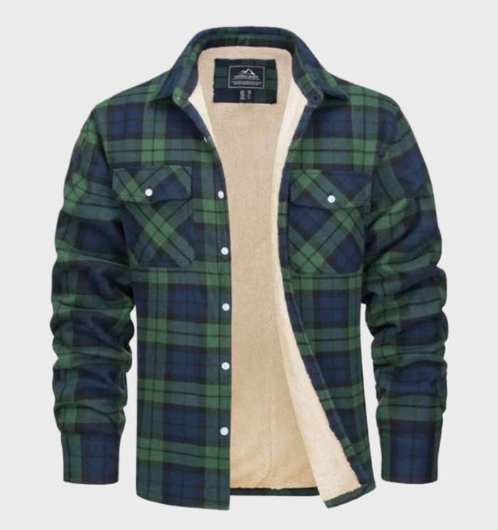 VogeLuxe | Men’s Wide Wale Corduroy Quilted Puffer Jacket
