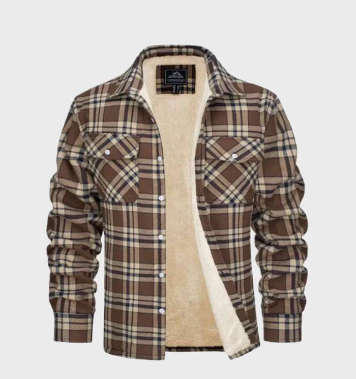 VogeLuxe | Men’s Wide Wale Corduroy Quilted Puffer Jacket
