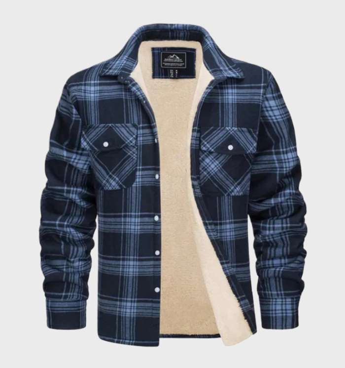 VogeLuxe | Men’s Wide Wale Corduroy Quilted Puffer Jacket