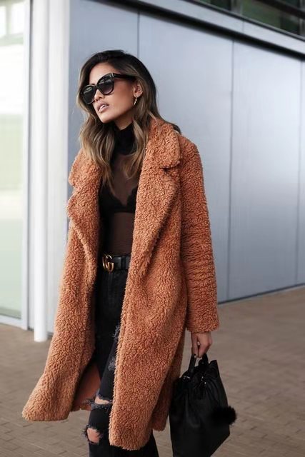 Soft Women's Oversized Teddy Coat | Warm Winter Parka