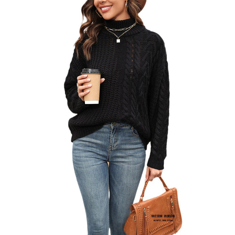 Warm Turtleneck Sweater for Women