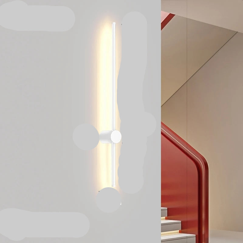 Slim Modern LED Wall Light With Warm Glow