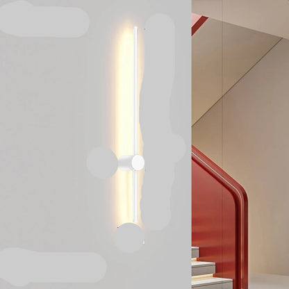 Slim Modern LED Wall Light With Warm Glow