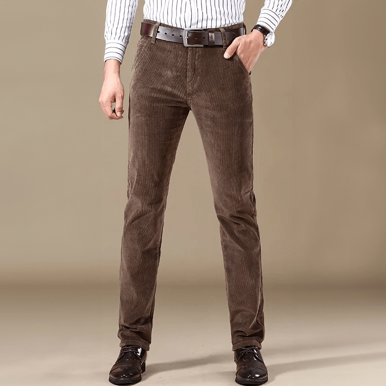 Relaxed Fit Corduroy Trousers for Everyday Wear