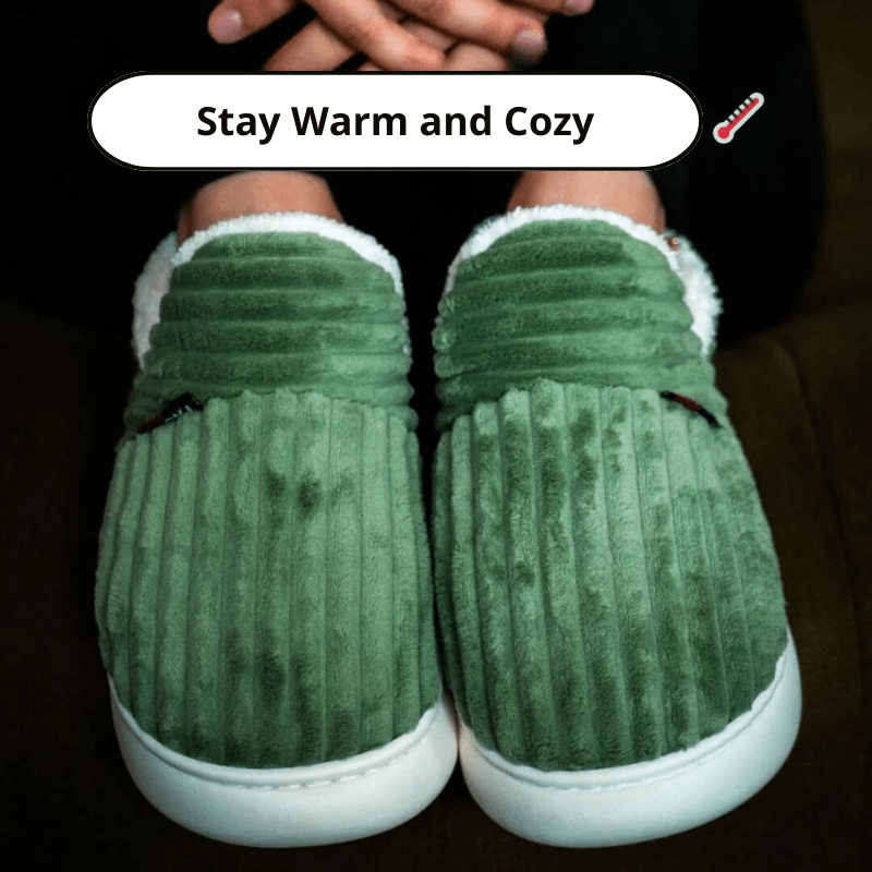 VogeLuxe | Unisex Faux Fur Lined Slip On Slippers